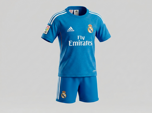 Real Madrid Away 2013/2014 Kids Kit (New) - Size 26