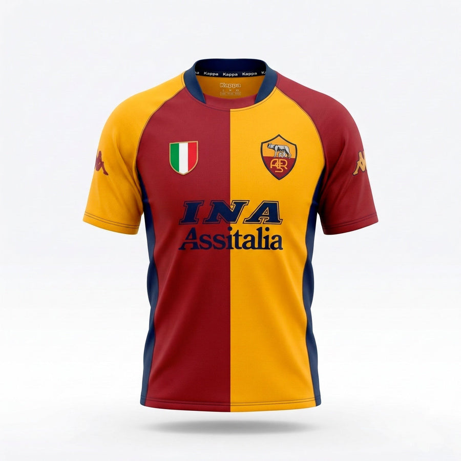Roma European 2001-2002 Home (Feels Like New) - Size XXL