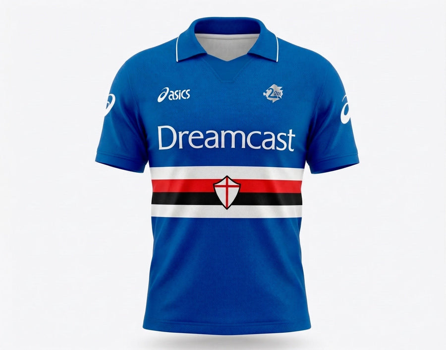 Sampdoria 00-01 Home (Feels Like New) - Size XS