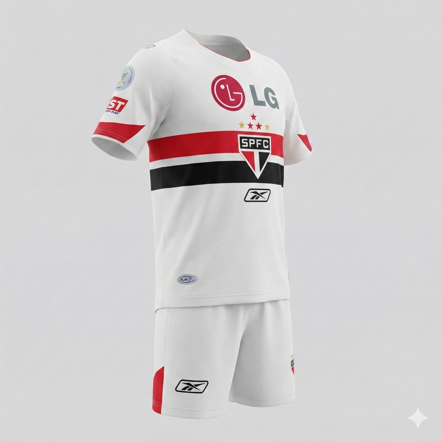 Sao Paulo Home 2007/2008 Kids Kit (New) - Size 24