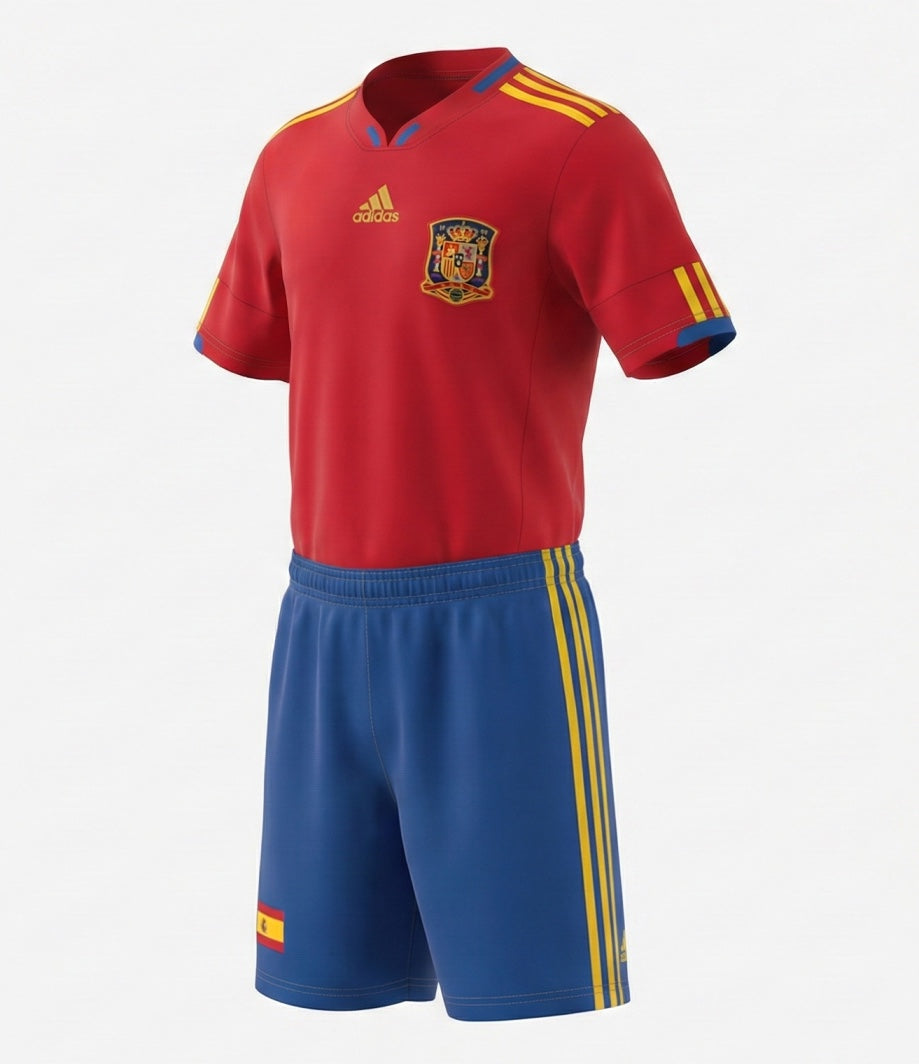 Spain Home 2010 Kids Kit (New) - Size 28