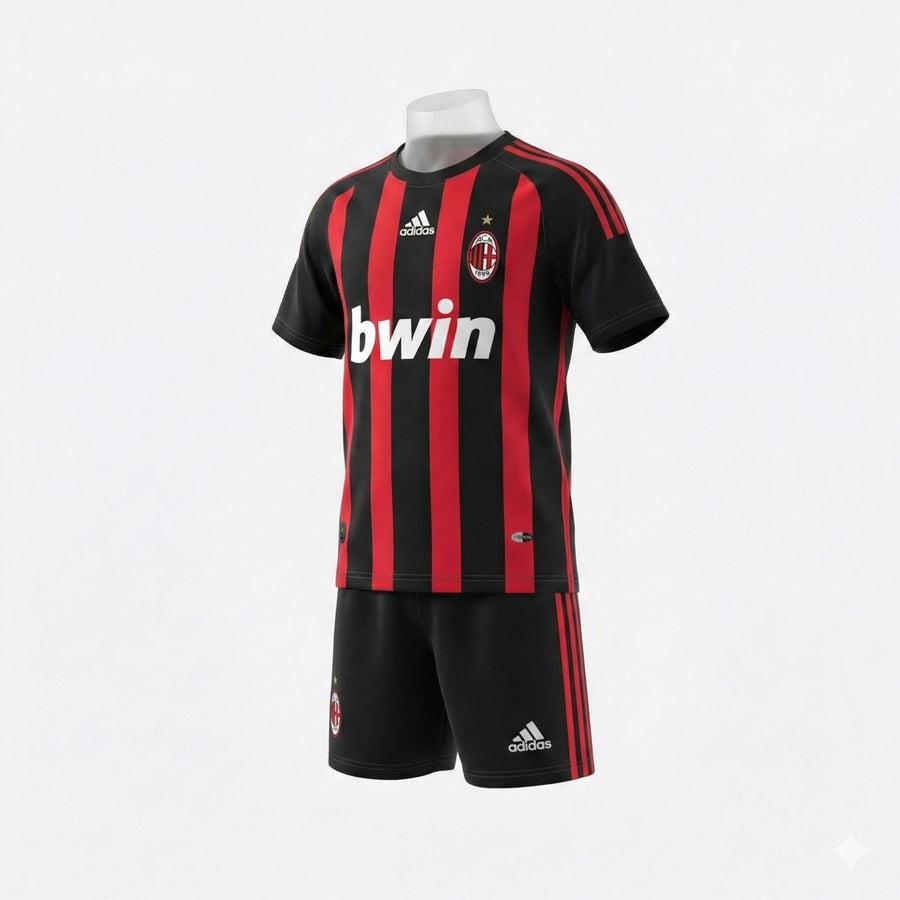 AC Milan Home 2008/2009 Kids Kit (New) - Size 18