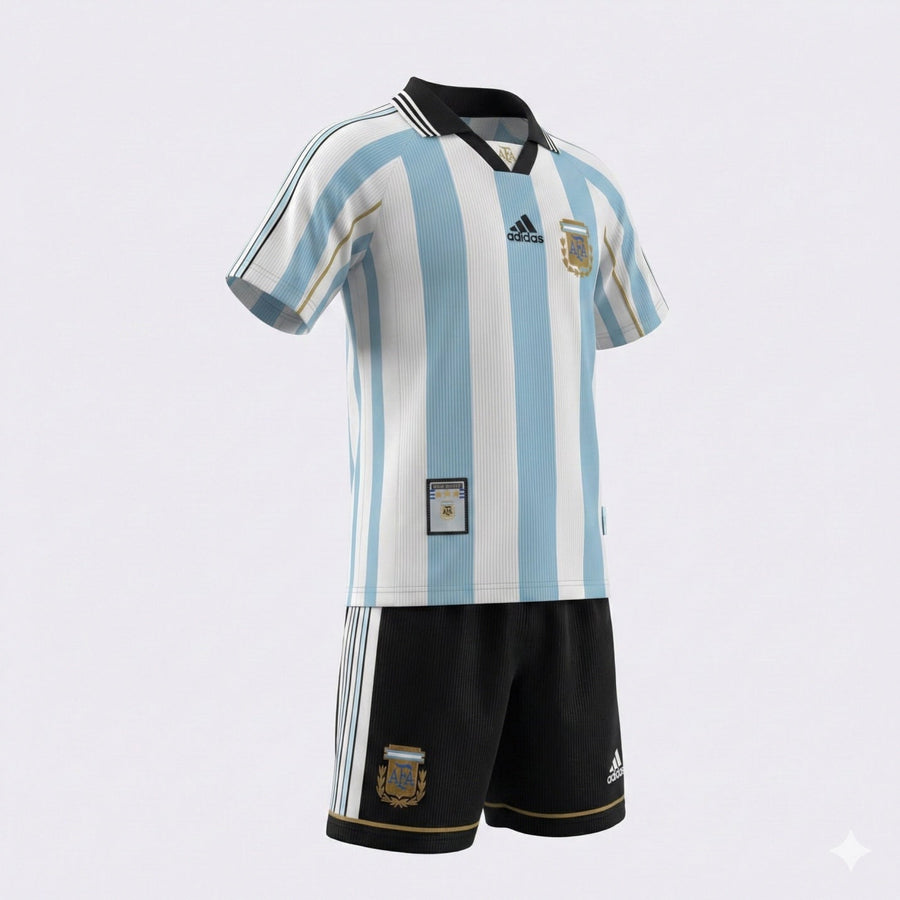 Argentina Home 1998 Kids Kit (Feels Like New) - Size 20