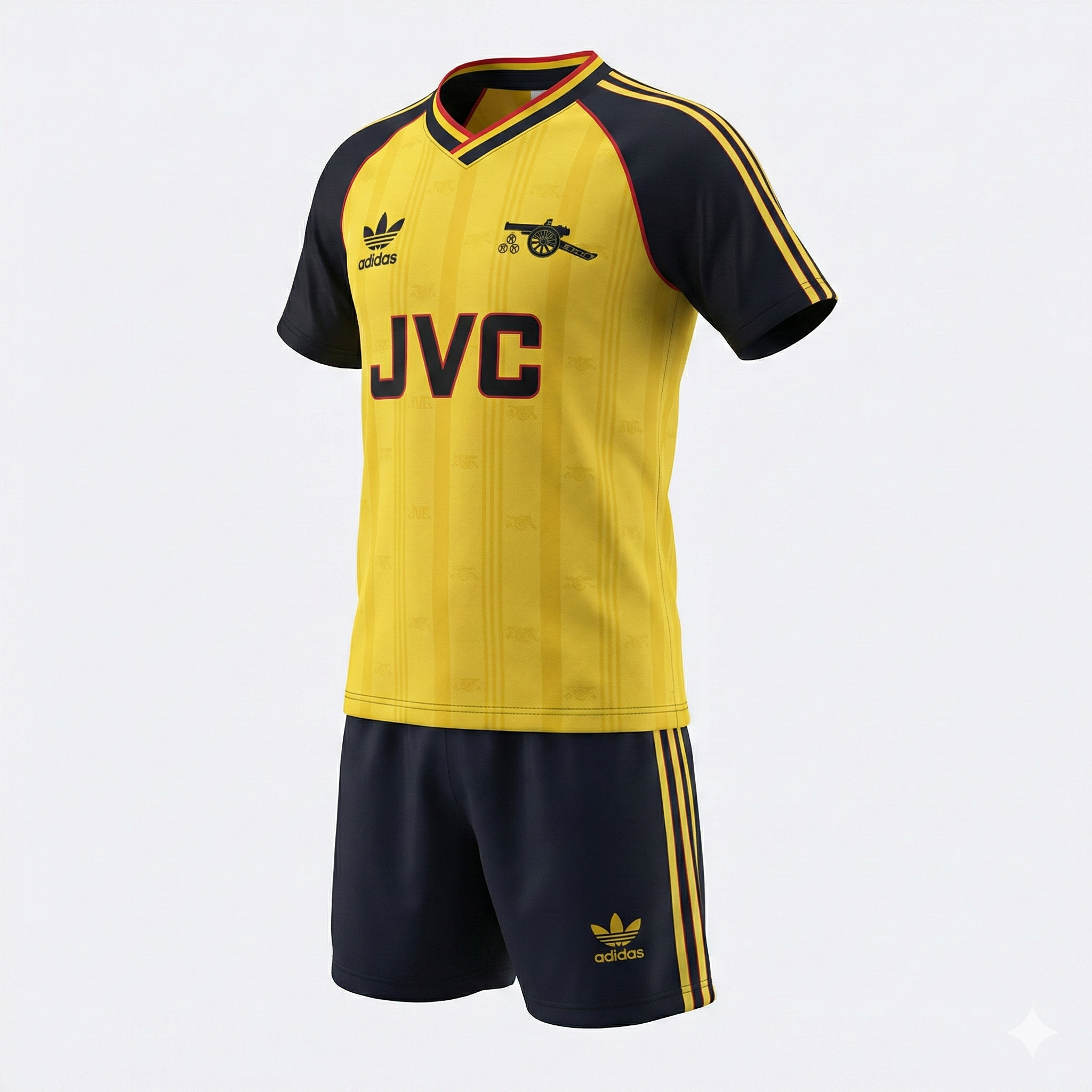 Arsenal Away 1988/1989 Kids Kit (Very Good Condition) - Size 20