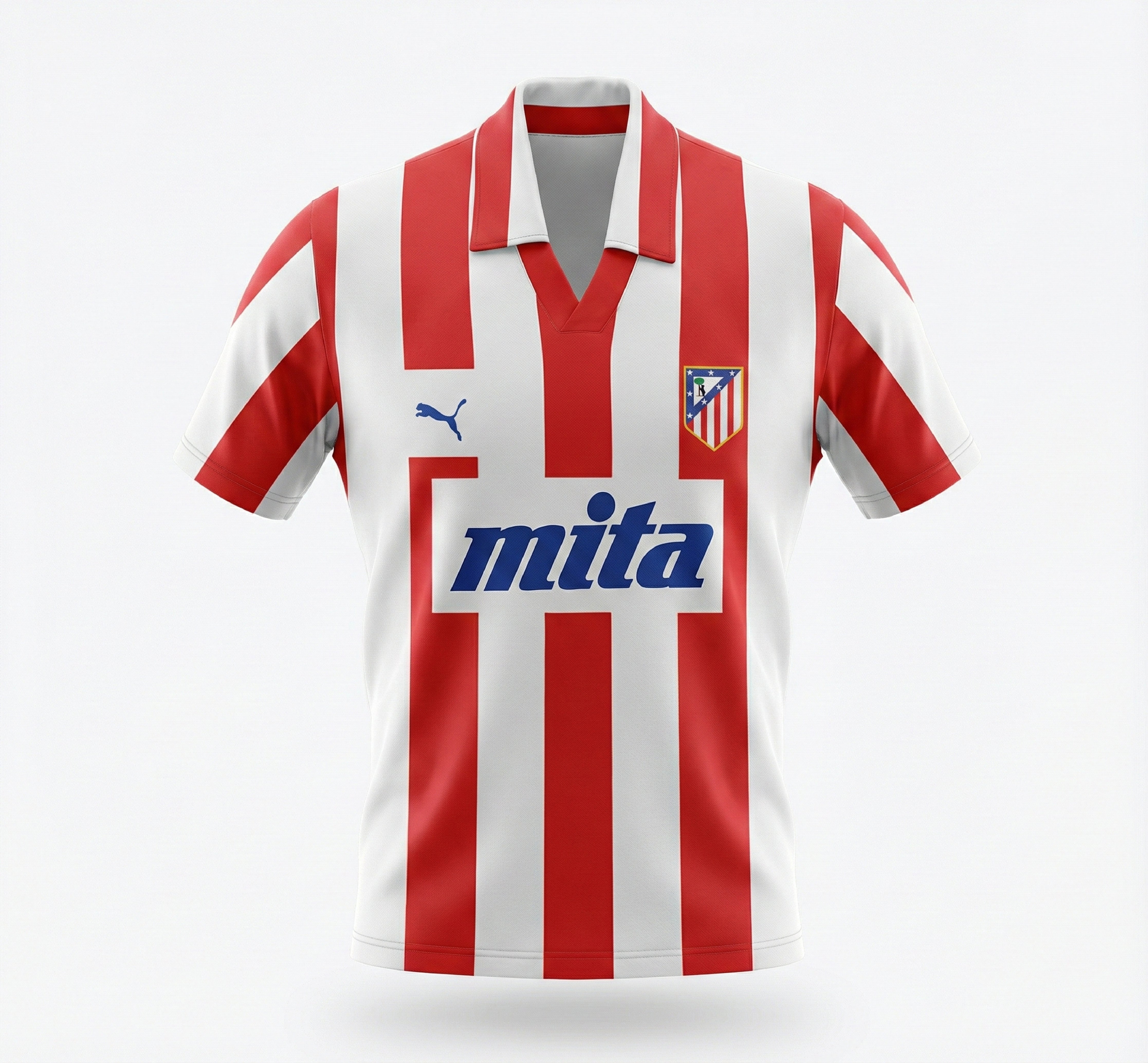 Atlético Madrid 1987-1989 Home (Very Good Condition) - Size M
