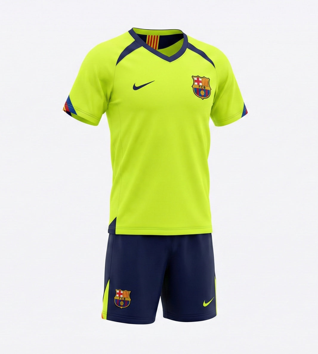 Barcelona Away 2005/2006 Kids Kit (Feels Like New) - Size 22