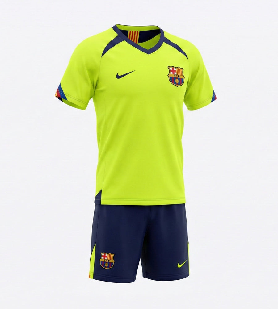 Barcelona Away 2005/2006 Kids Kit (Feels Like New) - Size 28