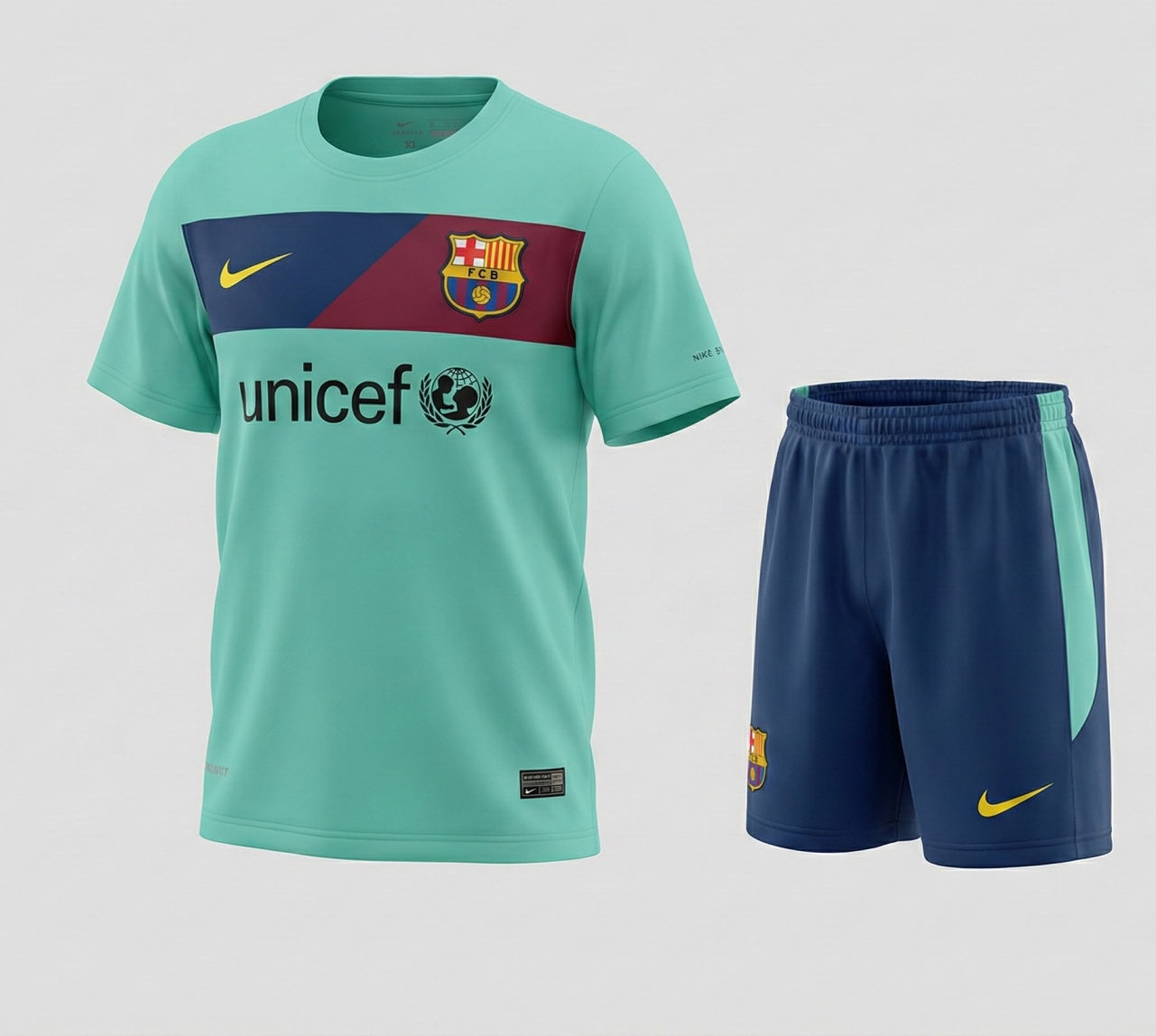 Barcelona Away 2010/2011 Kids Kit (New) - Size 26