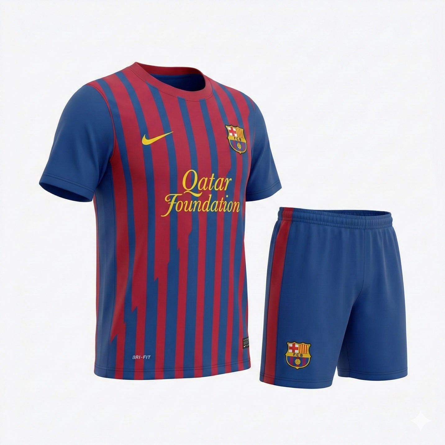 Barcelona Home 2011/2012 Kids Kit (New) - Size 26
