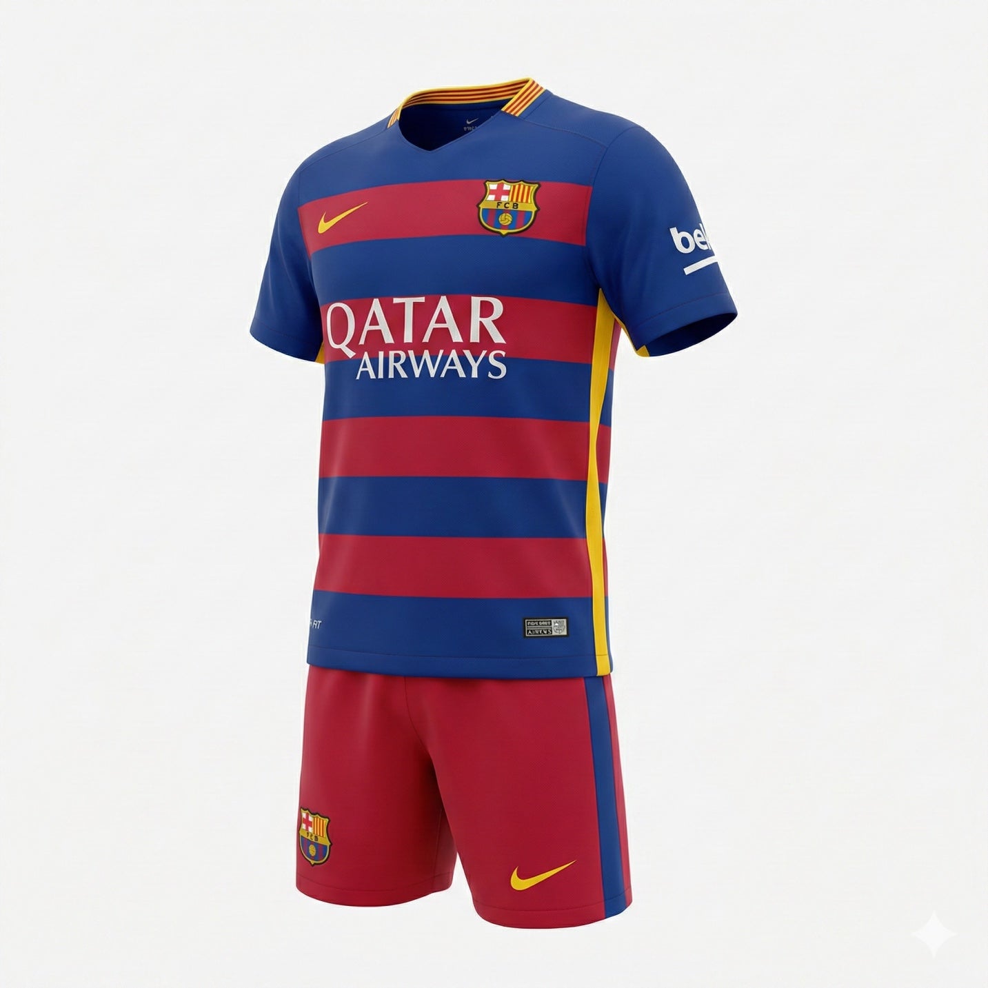 Barcelona Home 2015/2016 Kids Kit (New) - Size 24