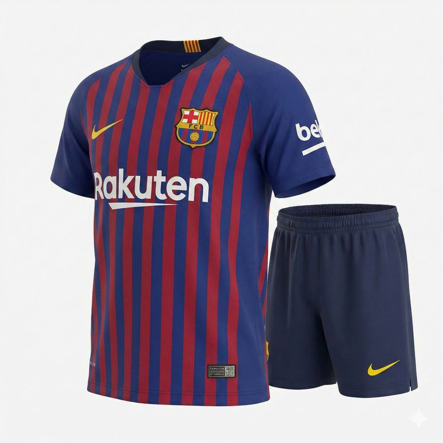 Barcelona Home 2018/2019 Kids Kit (New) - Size 26