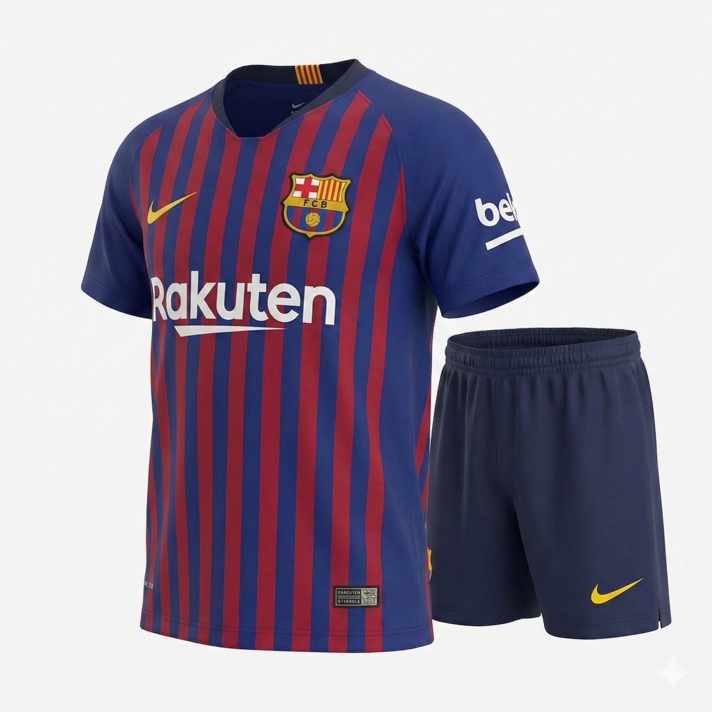 Barcelona Home 2018/2019 Kids Kit (New) - Size 16