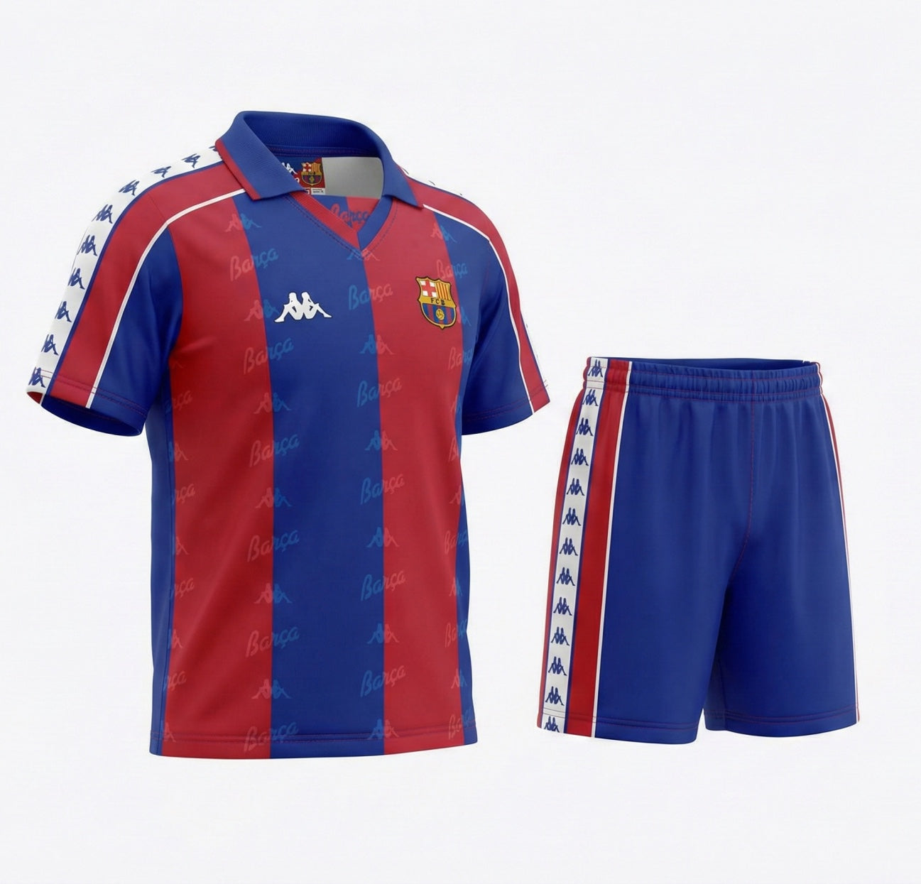 Barcelona Home 1992/1994 Kids Kit (Feels Like New) - Size 28