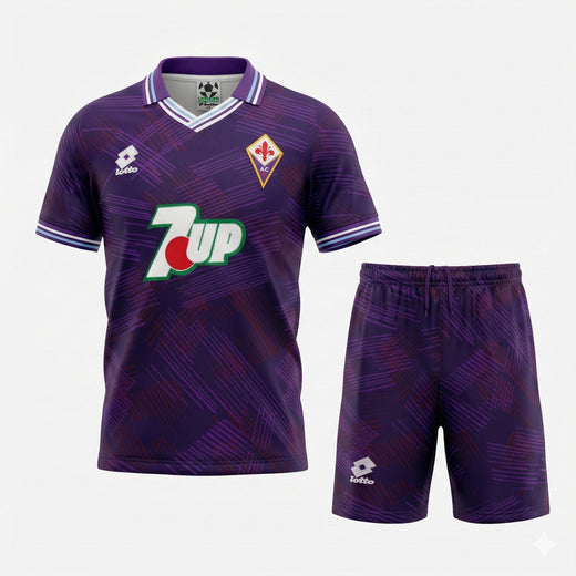 Fiorentina Home 1992/1993 Kids Kit (Feels Like New) - Size 20