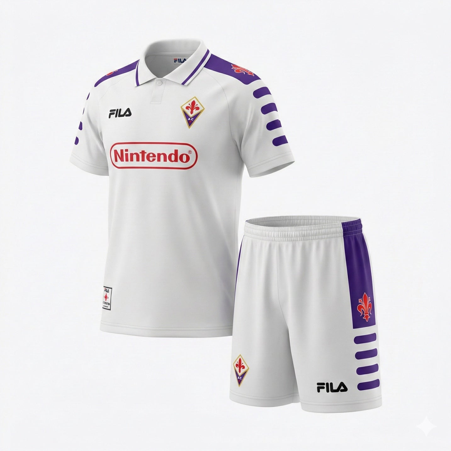 Fiorentina Away 1998/1999 Kids Kit (Feels Like New) - Size 16