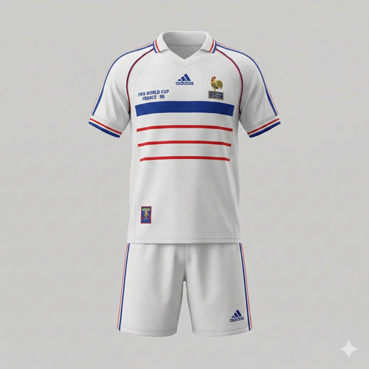 France Away 1998 Kids Kit (Feels Like New) - Size 24