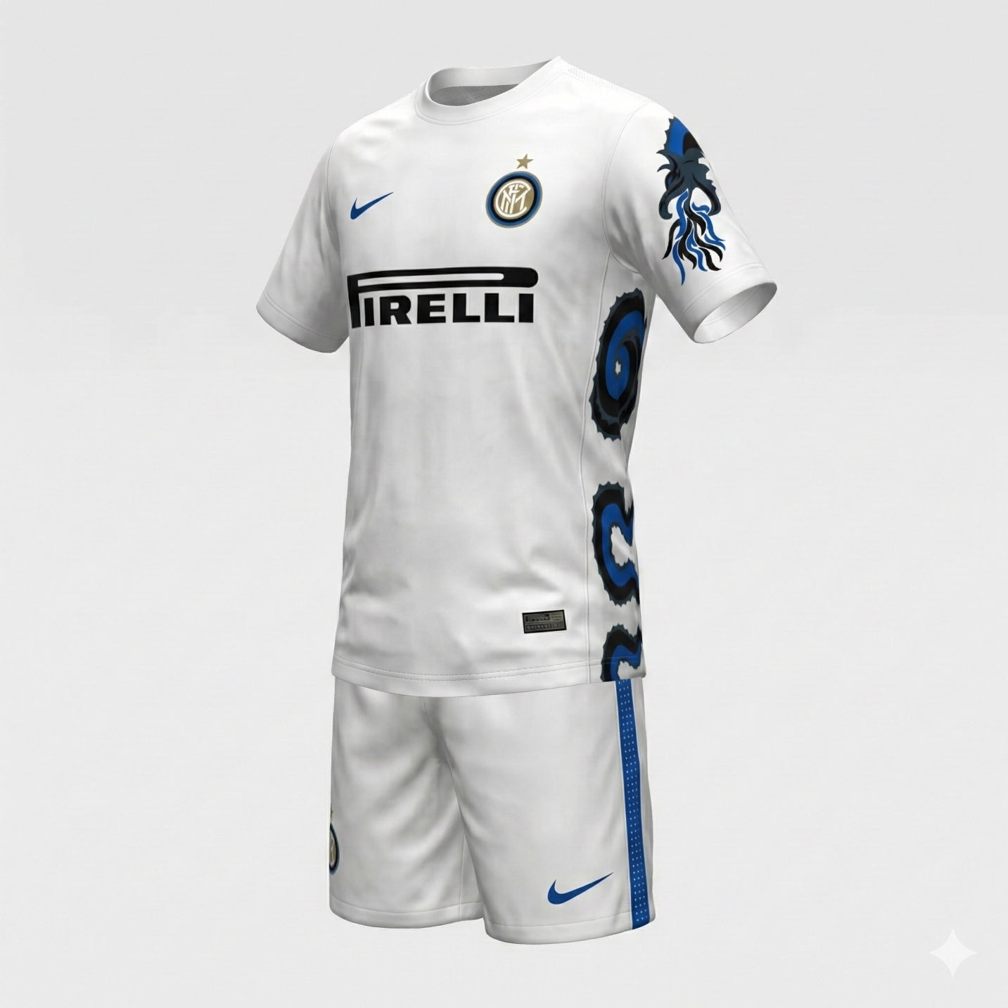 Inter Milan Away 2010/2011 Kids Kit (New) - Size 28