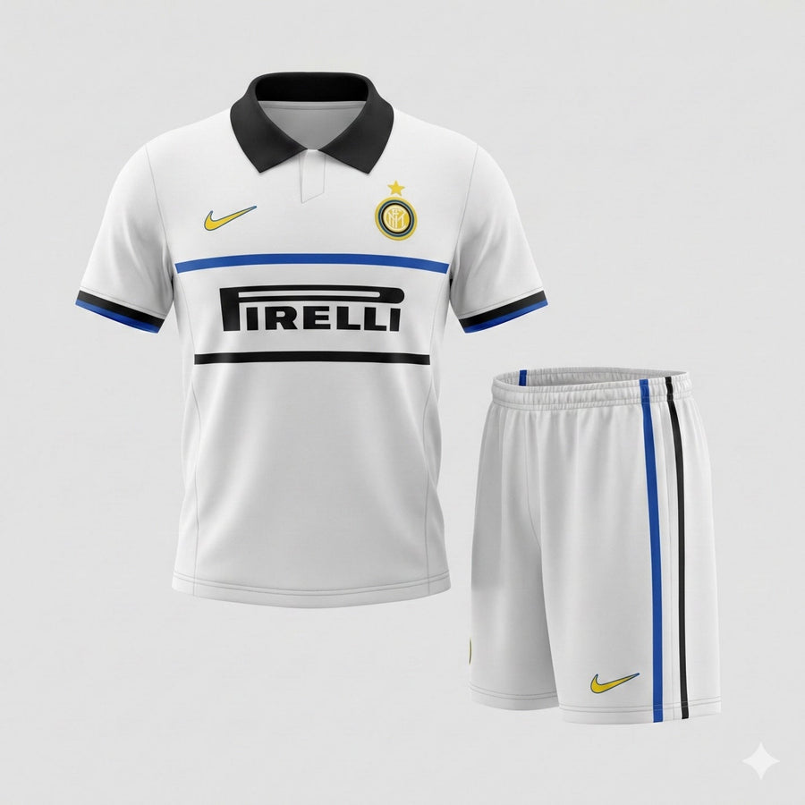 Inter Milan Away 1998/1999 Kids Kit (Feels Like New) - Size 26