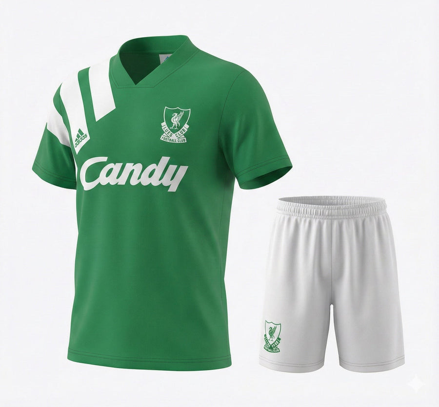 Liverpool Away 1991/1992 Kids Kit (Feels Like New) - Size 22