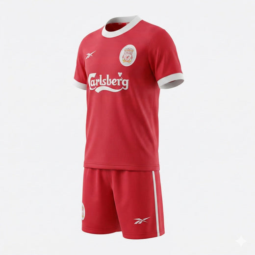 Liverpool Home 1997/1998 Kids Kit (Feels Like New) - Size 22