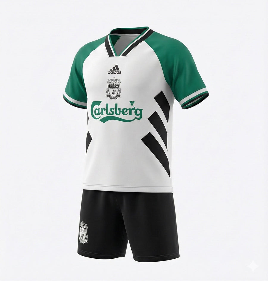 Liverpool Away 1993/1995 Kids Kit (Feels Like New) - Size 28
