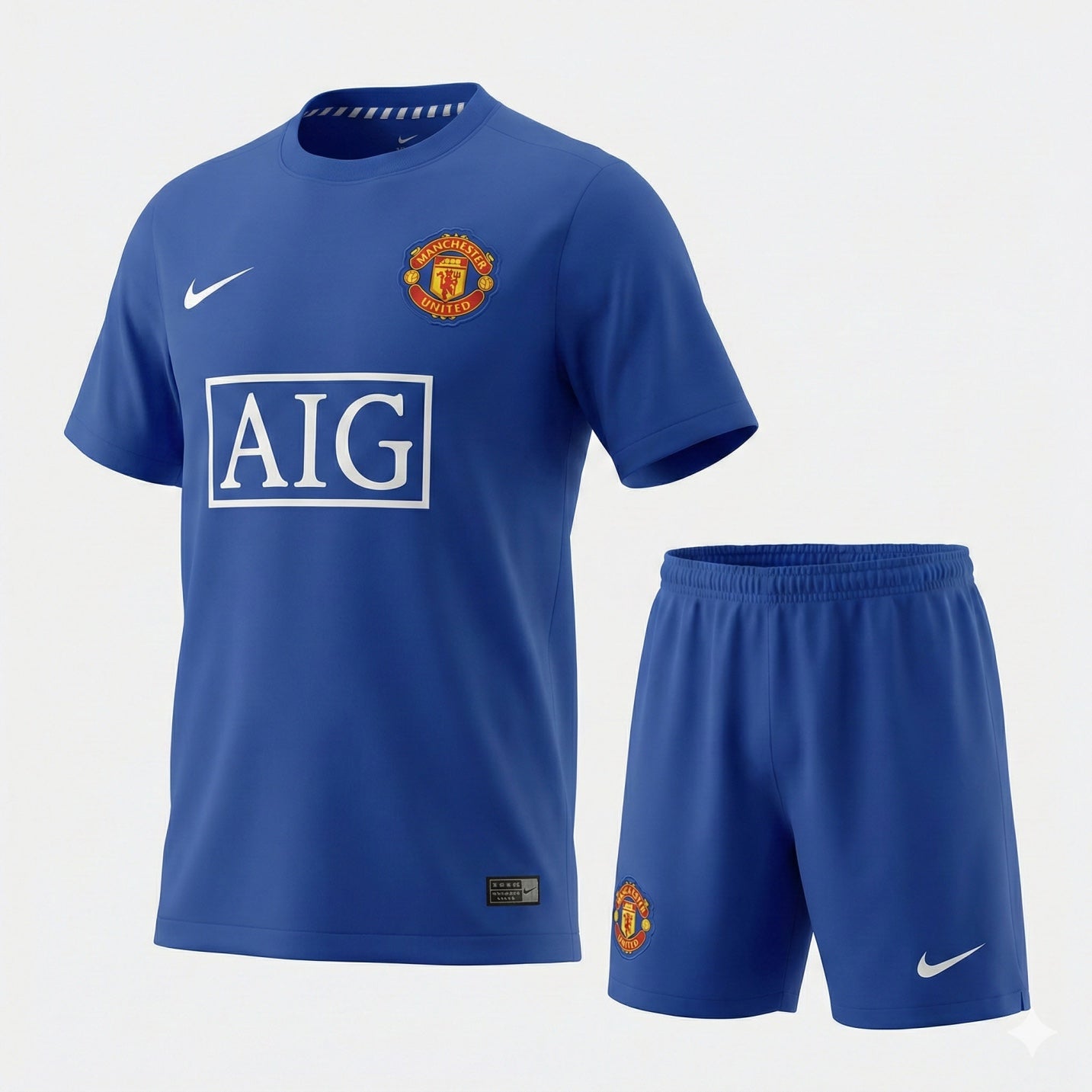 Manchester United Away 2008/2009 Kids Kit (New) - Size 24