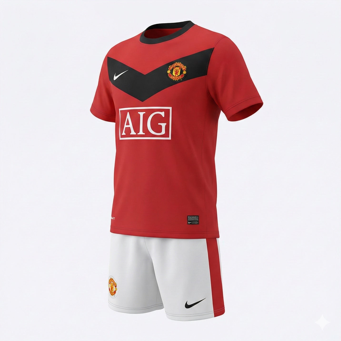 Manchester United Home 2009/2010 Kids Kit (New) - Size 28