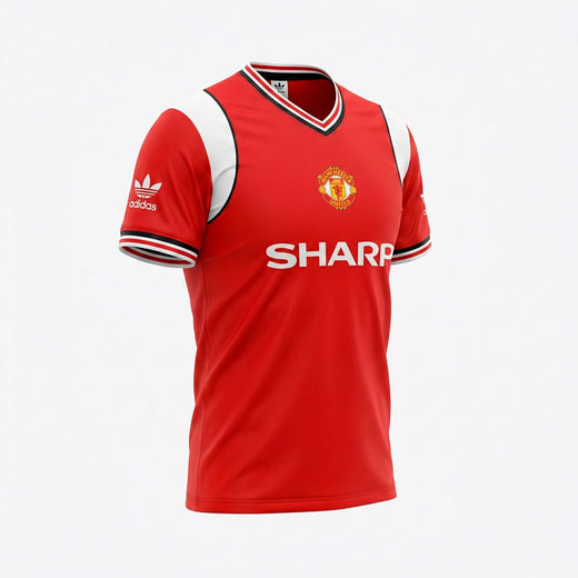 Manchester United 1984-1986 Home (Very Good Condition) - Size XS