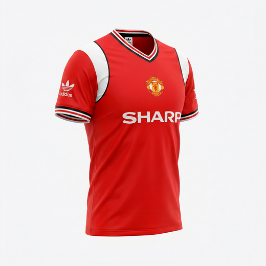 Manchester United 1984-1986 Home (Very Good Condition) - Size XS
