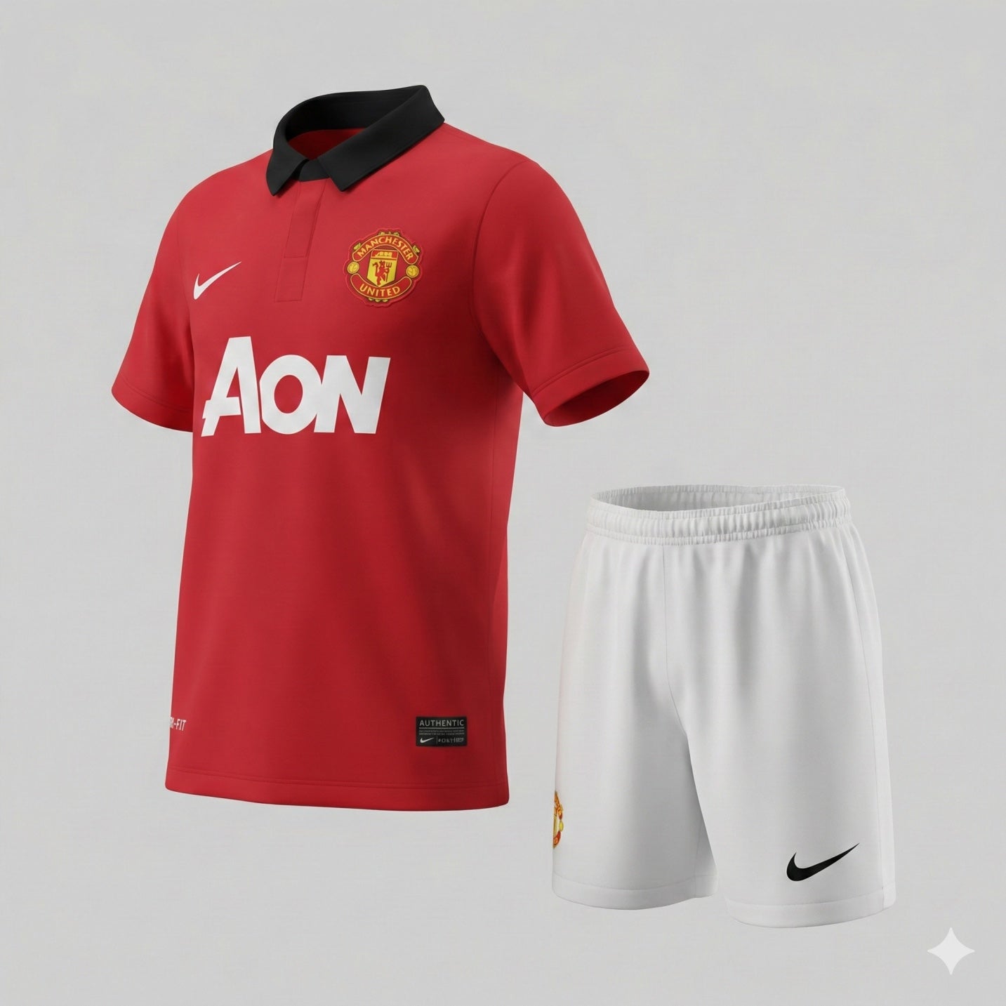 Manchester United Home 2013/2014 Kids Kit (New) - Size 24