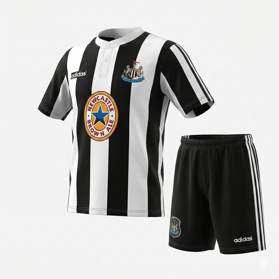Newcastle United Home 1995/1997 Kids Kit (Feels Like New) - Size 26