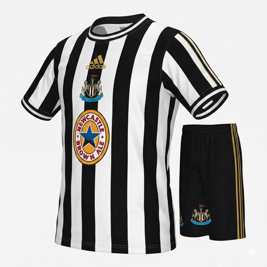 Newcastle United Home 1997/1999 Kids Kit (Feels Like New) - Size 16