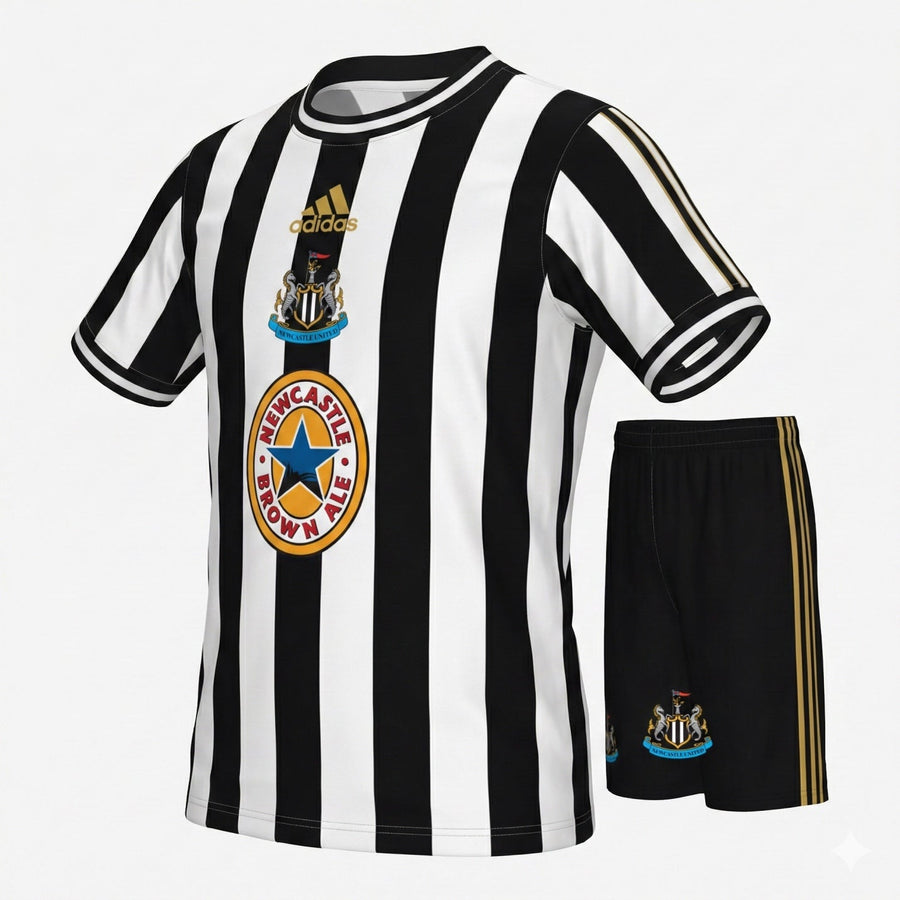 Newcastle United Home 1997/1999 Kids Kit (Feels Like New) - Size 18