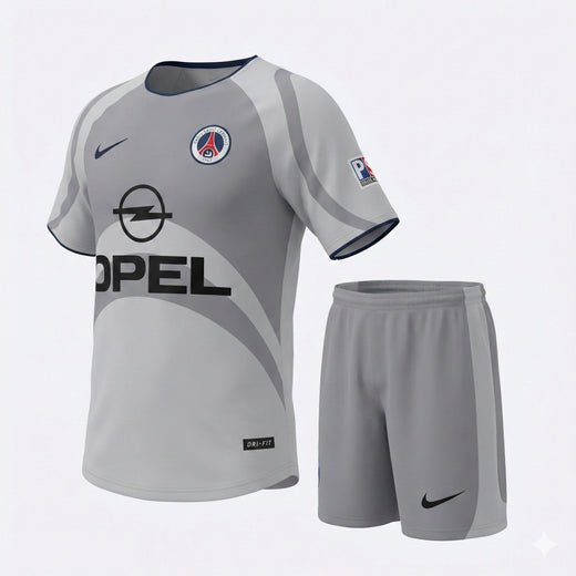 Paris Saint-Germain Away 2001/2002 Kids Kit (Feels Like New) - Size 26