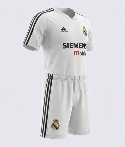 Real Madrid Home 2003/2004 Kids Kit (Feels Like New) - Size 16