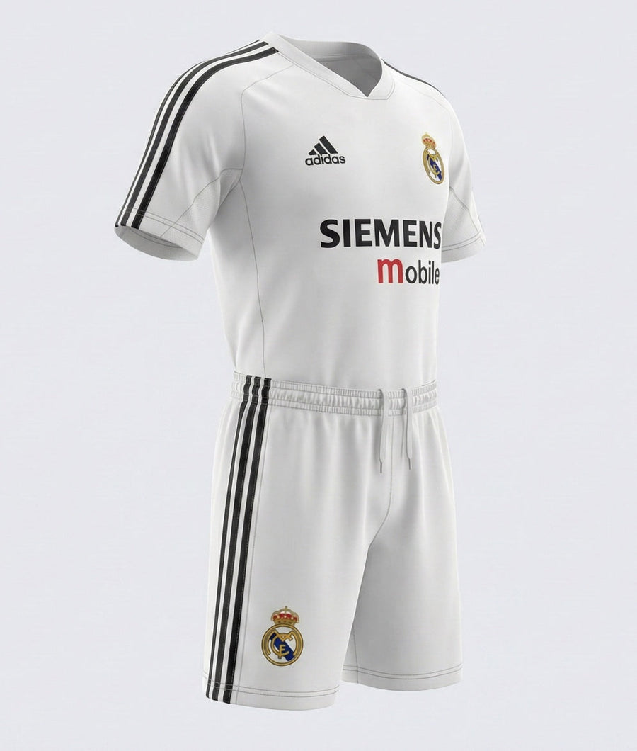Real Madrid Home 2003/2004 Kids Kit (Feels Like New) - Size 16