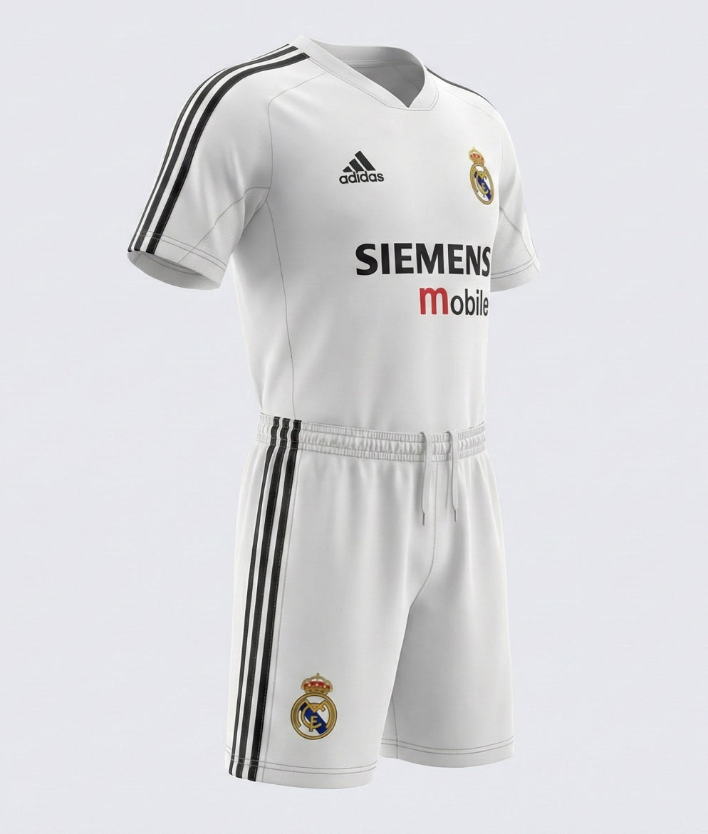 Real Madrid Home 2003/2004 Kids Kit (Feels Like New) - Size 20