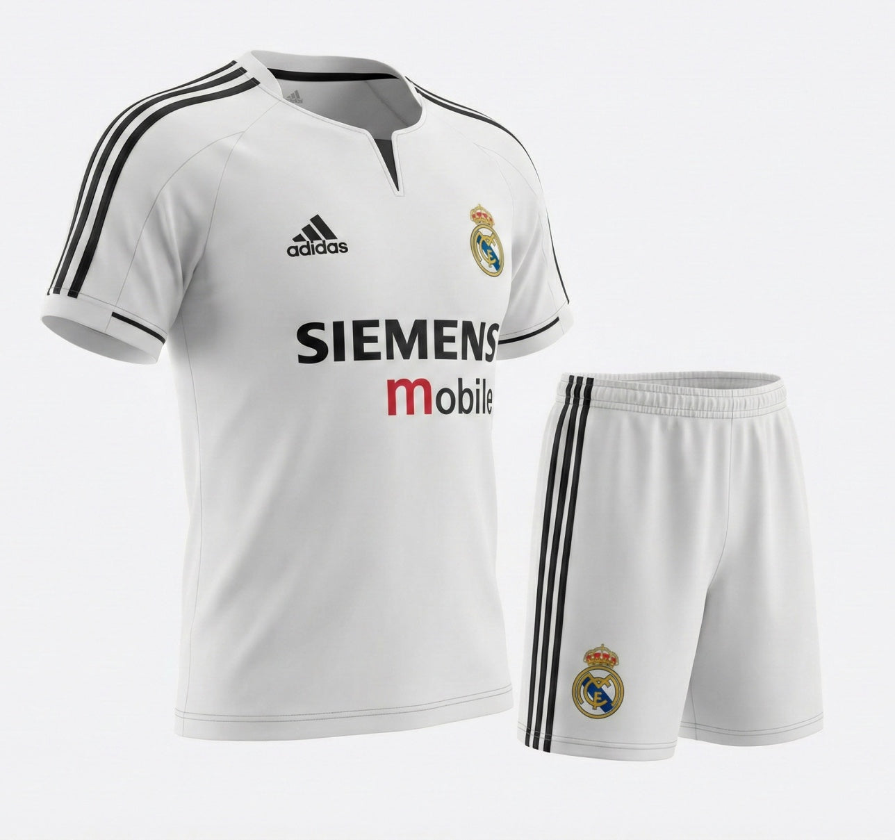 Real Madrid Home 2004/2005 Kids Kit (Feels Like New) - Size 22