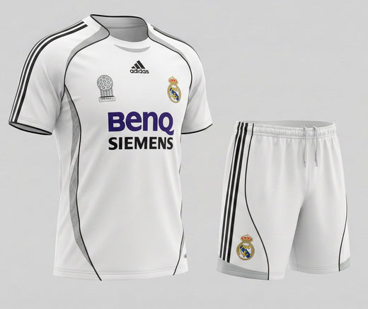 Real Madrid Home 2006/2007 Kids Kit (New) - Size 22