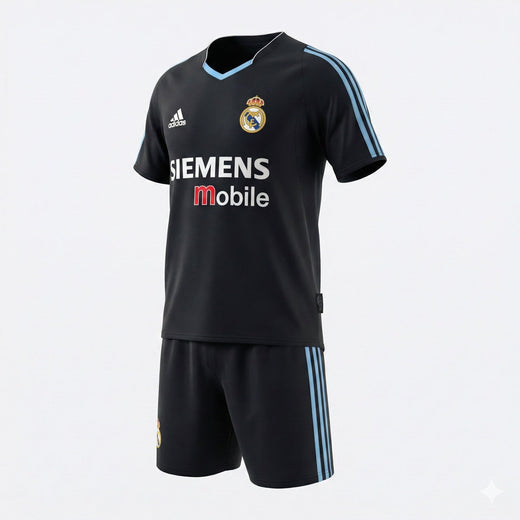 Real Madrid Away 2003/2004 Kids Kit (Feels Like New) - Size 20