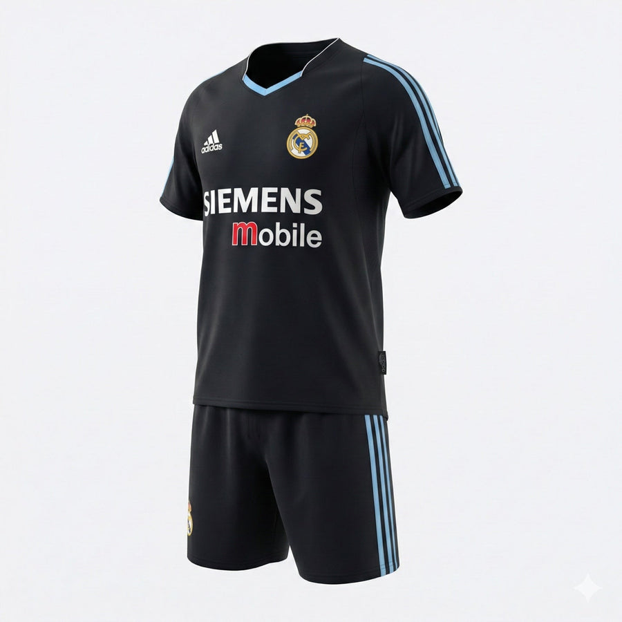 Real Madrid Away 2003/2004 Kids Kit (Feels Like New) - Size 22