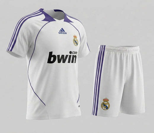 Real Madrid Home 2007/2008 Kids Kit (New) - Size 28