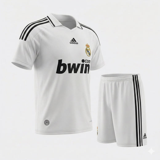 Real Madrid Home 2008/2009 Kids Kit (New) - Size 20