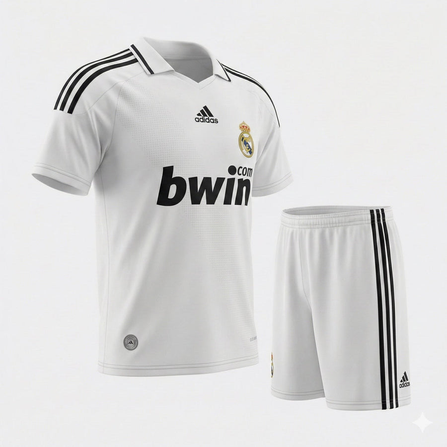Real Madrid Home 2008/2009 Kids Kit (New) - Size 20
