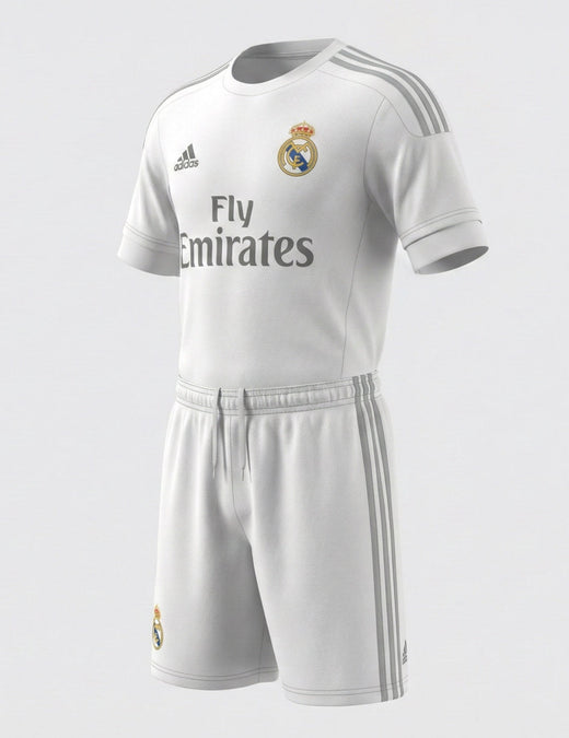 Real Madrid Home 2015/2016 Kids Kit (New) - Size 20