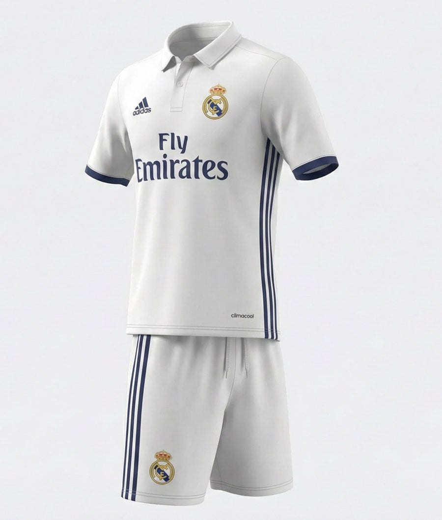 Real Madrid Home 2016/2017 Kids Kit (New) - Size 18