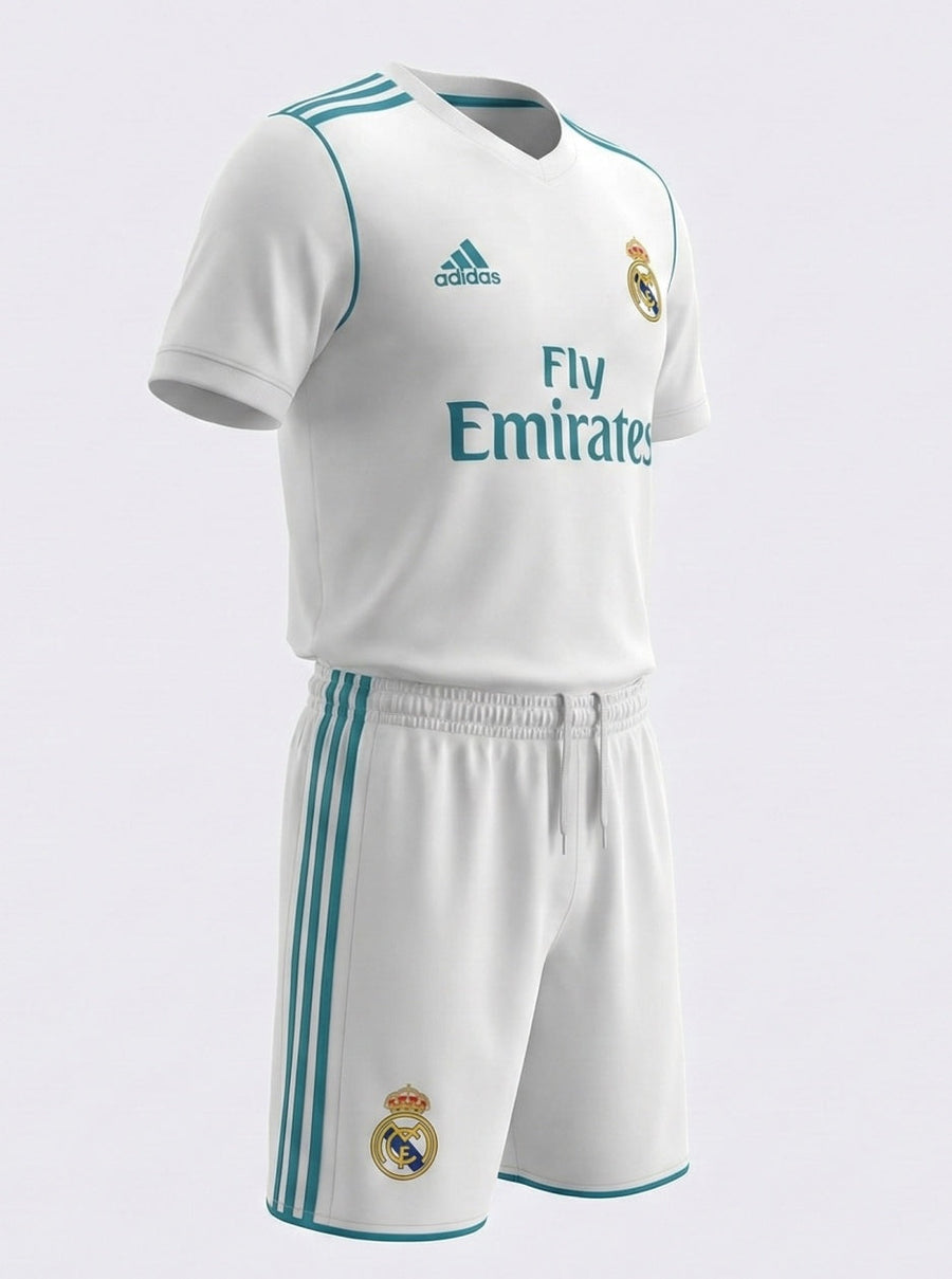 Real Madrid Home 2017/2018 Kids Kit (New) - Size 24