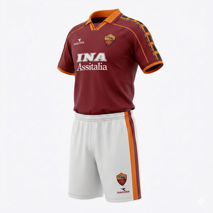 Roma Home 1998/1999 Kids Kit (Feels Like New) - Size 16