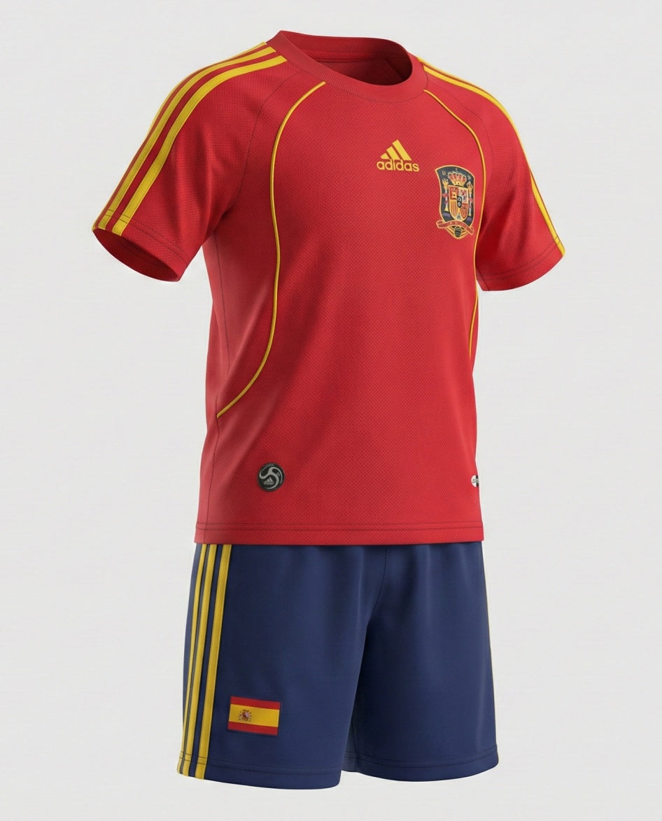 Spain Home 2008 Kids Kit (New) - Size 28